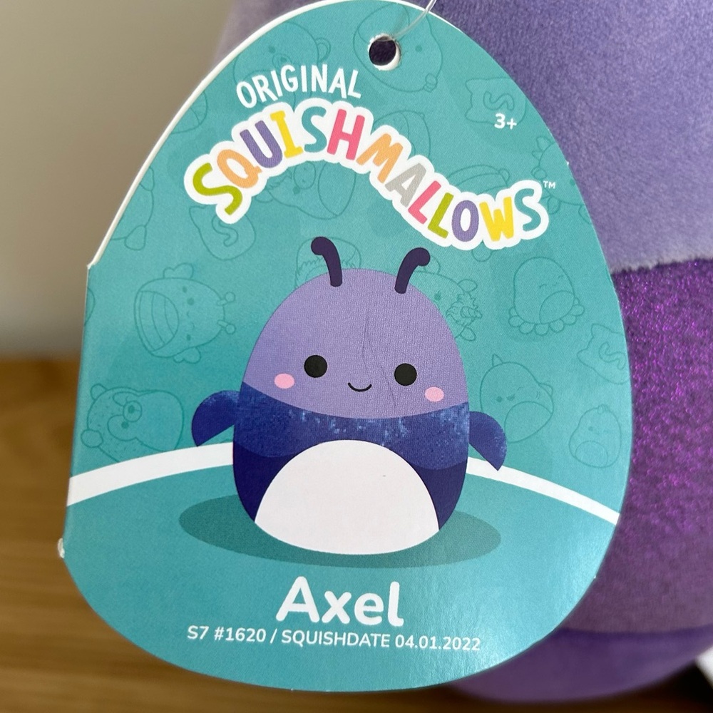 Squishmallow AXEL 7.5inch brand new with tags - Picture 5 of 5